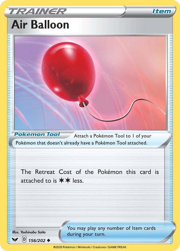 Image for Air Balloon (156/202) (SWSH01: Sword & Shield Base Set) (SWSH01) - Pokemon