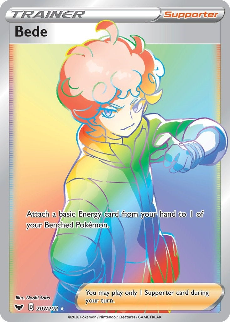 Image for Bede (Secret) (207/202) (SWSH01: Sword & Shield Base Set) (SWSH01) - Pokemon