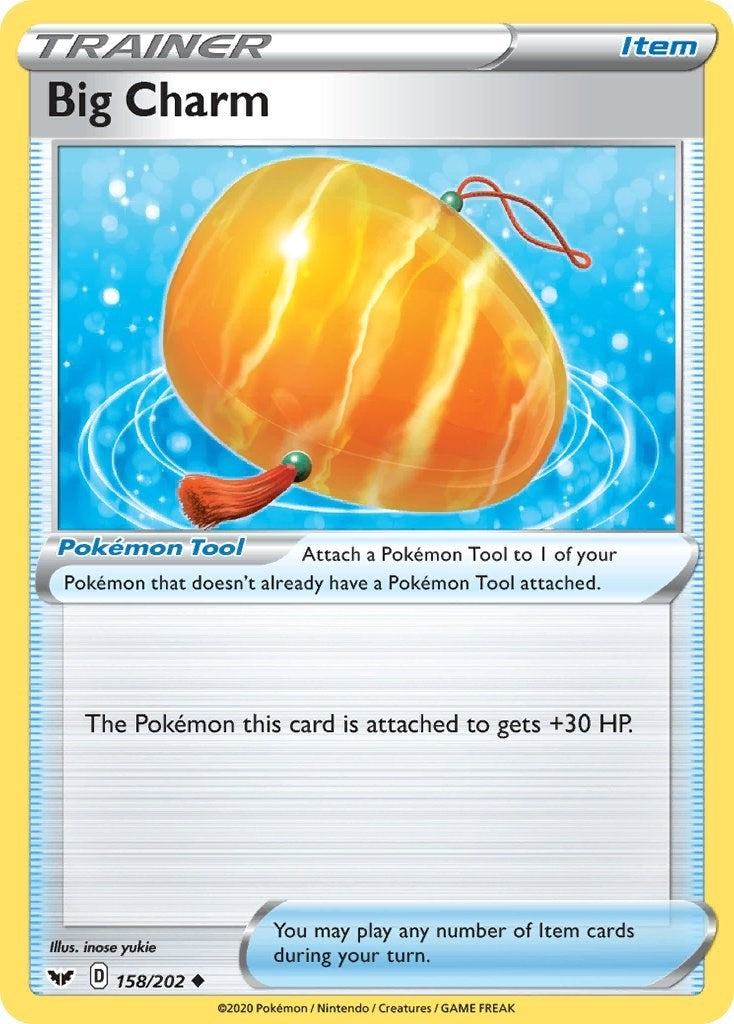 Image for Big Charm (158/202) (SWSH01: Sword & Shield Base Set) (SWSH01) - Pokemon