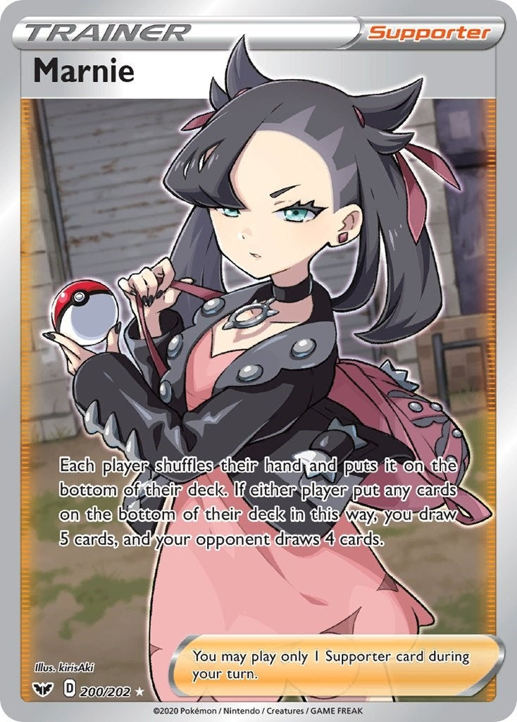 Image for Marnie (Full Art) (200/202) (SWSH01: Sword & Shield Base Set) (SWSH01) - Pokemon