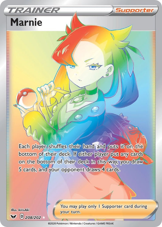 Image for Marnie (Secret) (208/202) (SWSH01: Sword & Shield Base Set) (SWSH01) - Pokemon