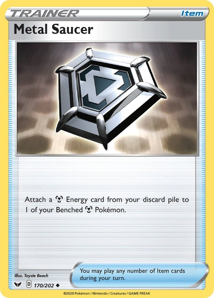 Image for Metal Saucer (170/202) (SWSH01: Sword & Shield Base Set) (SWSH01) - Pokemon