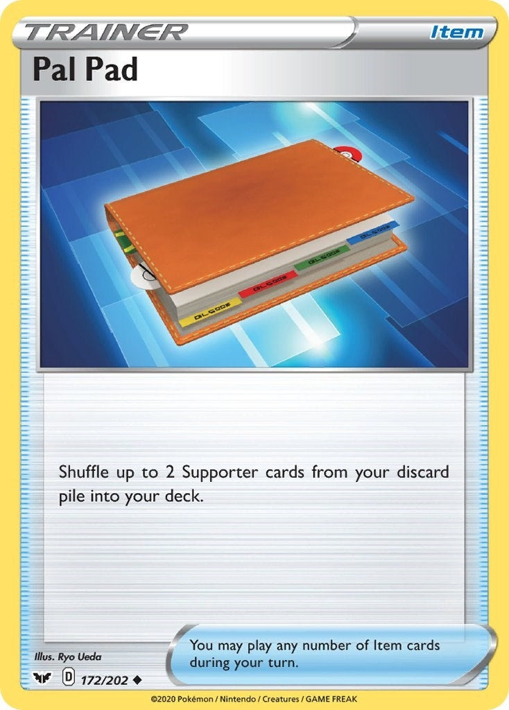 Image for Pal Pad (172/202) (SWSH01: Sword & Shield Base Set) (SWSH01) - Pokemon