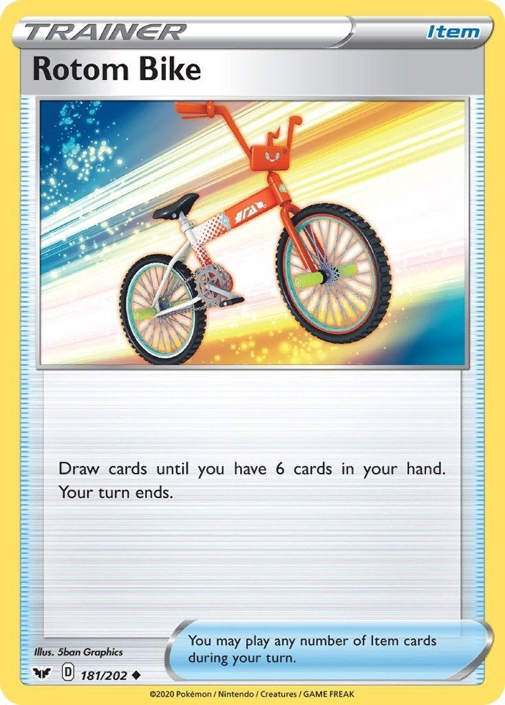 Image for Rotom Bike (181/202) (SWSH01: Sword & Shield Base Set) (SWSH01) - Pokemon
