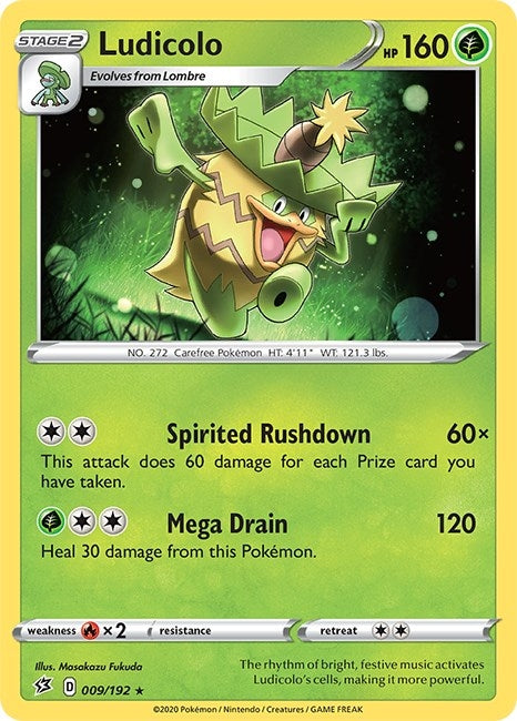 Image for Ludicolo (009/192) (SWSH02: Rebel Clash) (SWSH02) - Pokemon