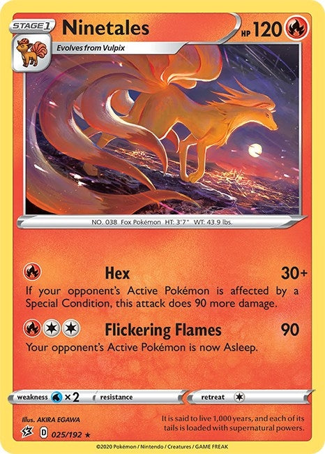 Image for Ninetales (025/192) (SWSH02: Rebel Clash) (SWSH02) - Pokemon
