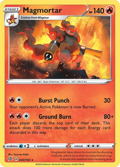 Image for Magmortar (030/192) (SWSH02: Rebel Clash) (SWSH02) - Pokemon