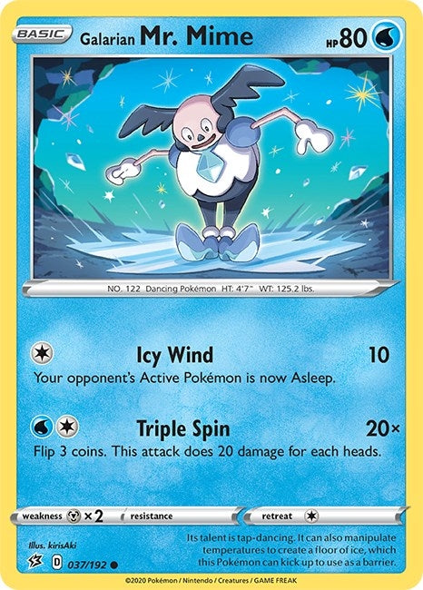 Image for Galarian Mr. Mime (037/192) (SWSH02: Rebel Clash) (SWSH02) - Pokemon