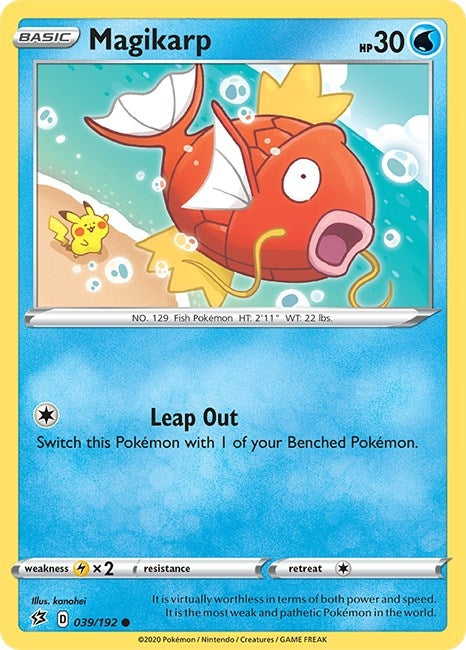 Image for Magikarp (039/192) (SWSH02: Rebel Clash) (SWSH02) - Pokemon