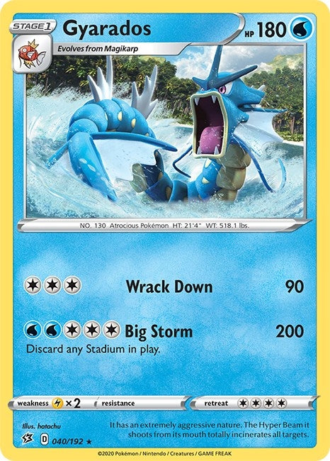 Image for Gyarados (040/192) (SWSH02: Rebel Clash) (SWSH02) - Pokemon