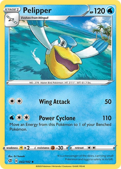 Image for Pelipper (042/192) (SWSH02: Rebel Clash) (SWSH02) - Pokemon