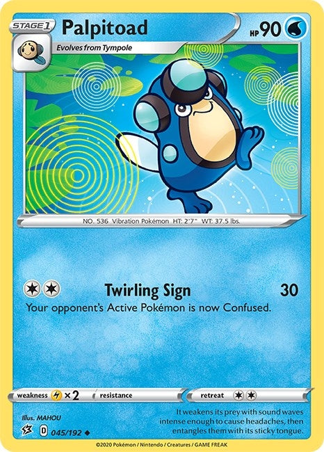 Image for Palpitoad (045/192) (SWSH02: Rebel Clash) (SWSH02) - Pokemon