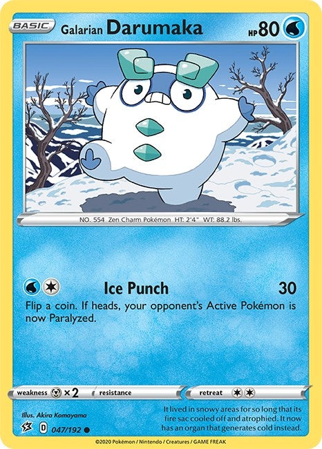 Image for Galarian Darumaka (047/192) (SWSH02: Rebel Clash) (SWSH02) - Pokemon