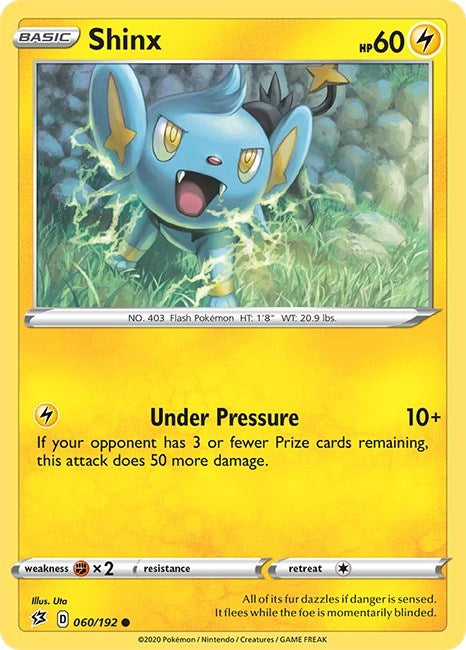 Image for Shinx (060/192) (SWSH02: Rebel Clash) (SWSH02) - Pokemon