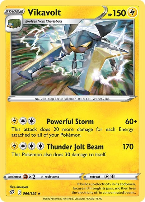 Image for Vikavolt (066/192) (SWSH02: Rebel Clash) (SWSH02) - Pokemon