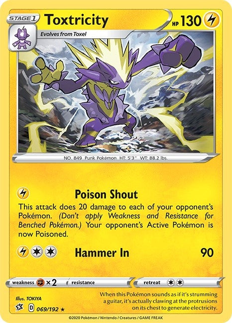 Image for Toxtricity (069/192) (SWSH02: Rebel Clash) (SWSH02) - Pokemon