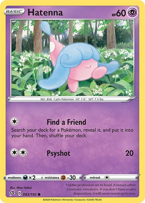 Image for Hatenna (083/192) (SWSH02: Rebel Clash) (SWSH02) - Pokemon