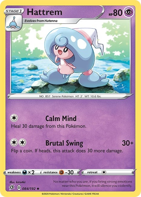 Image for Hattrem (084/192) (SWSH02: Rebel Clash) (SWSH02) - Pokemon