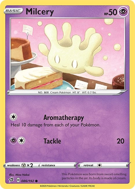 Image for Milcery (086/192) (SWSH02: Rebel Clash) (SWSH02) - Pokemon