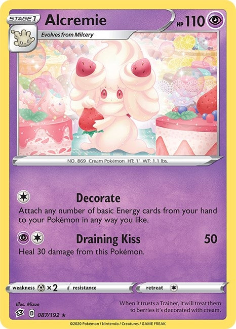 Image for Alcremie (087/192) (SWSH02: Rebel Clash) (SWSH02) - Pokemon