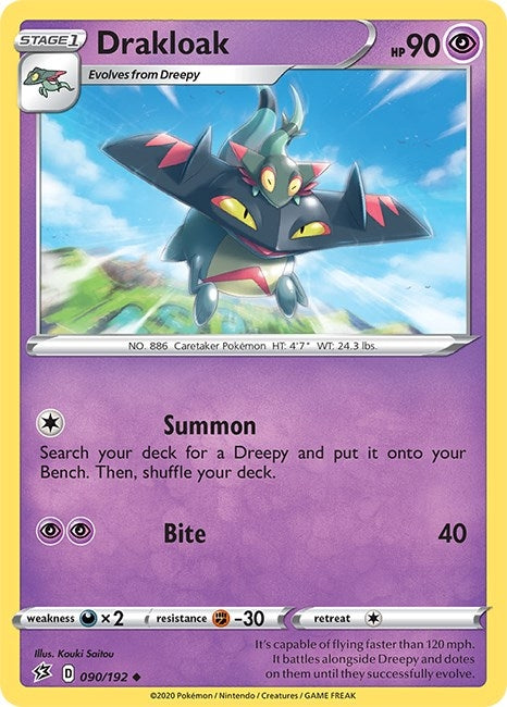 Image for Drakloak (090/192) (SWSH02: Rebel Clash) (SWSH02) - Pokemon