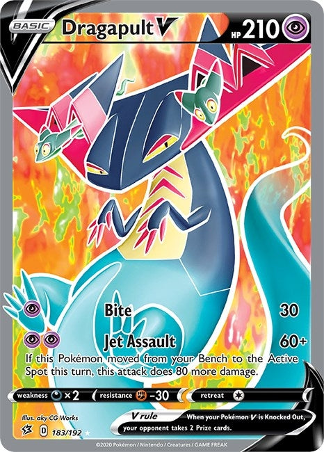 Image for Dragapult V (Full Art) (183/192) (SWSH02: Rebel Clash) (SWSH02) - Pokemon