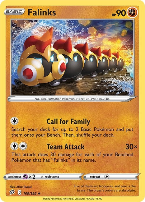 Image for Falinks (109/192) (SWSH02: Rebel Clash) (SWSH02) - Pokemon