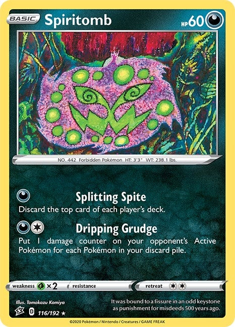Image for Spiritomb (116/192) (SWSH02: Rebel Clash) (SWSH02) - Pokemon