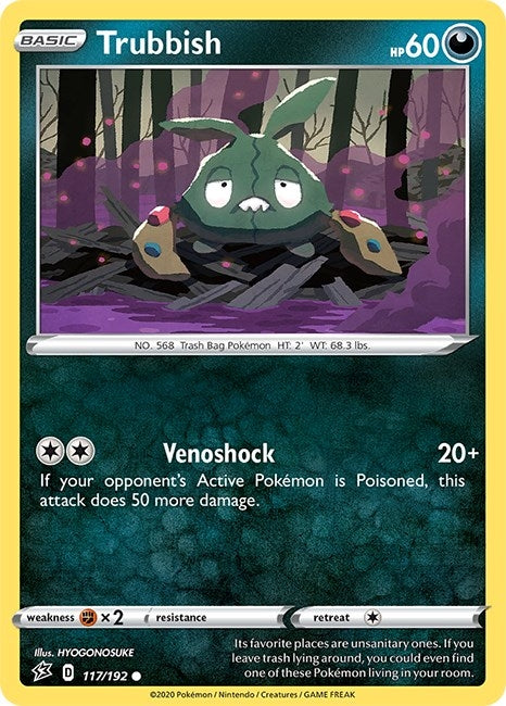 Image for Trubbish (117/192) (SWSH02: Rebel Clash) (SWSH02) - Pokemon