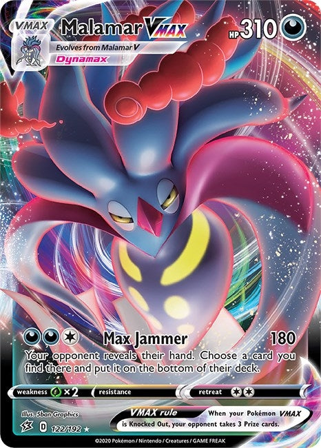 Image for Malamar VMAX (122/192) (SWSH02: Rebel Clash) (SWSH02) - Pokemon