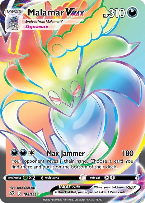 Image for Malamar VMAX (Secret) (198/192) (SWSH02: Rebel Clash) (SWSH02) - Pokemon