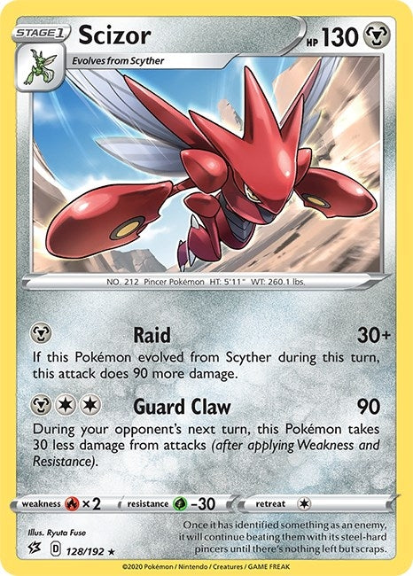 Image for Scizor (128/192) (SWSH02: Rebel Clash) (SWSH02) - Pokemon