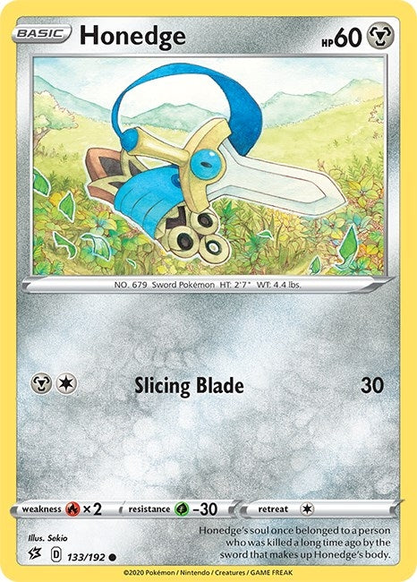 Image for Honedge (133/192) (SWSH02: Rebel Clash) (SWSH02) - Pokemon