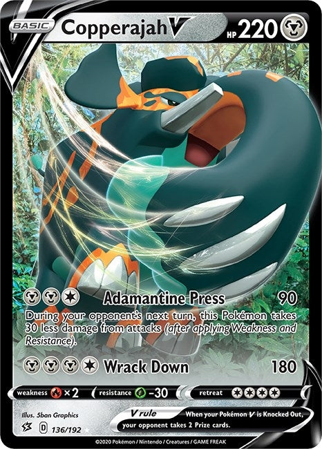 Image for Copperajah V (136/192) (SWSH02: Rebel Clash) (SWSH02) - Pokemon