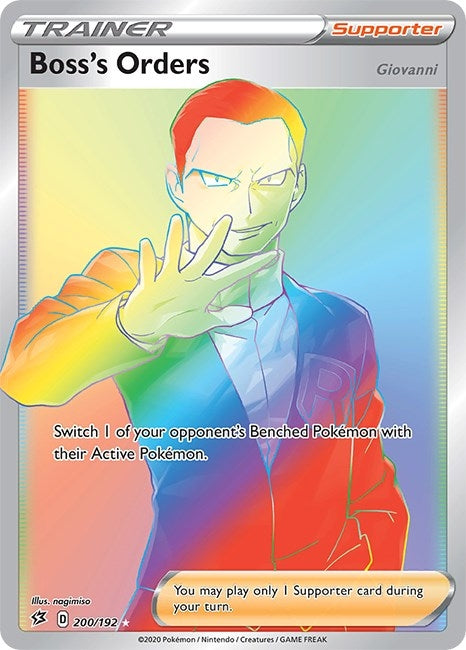 Image for Boss's Orders (Secret) (200/192) (SWSH02: Rebel Clash) (SWSH02) - Pokemon