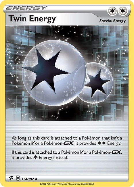 Image for Twin Energy (174/192) (SWSH02: Rebel Clash) (SWSH02) - Pokemon