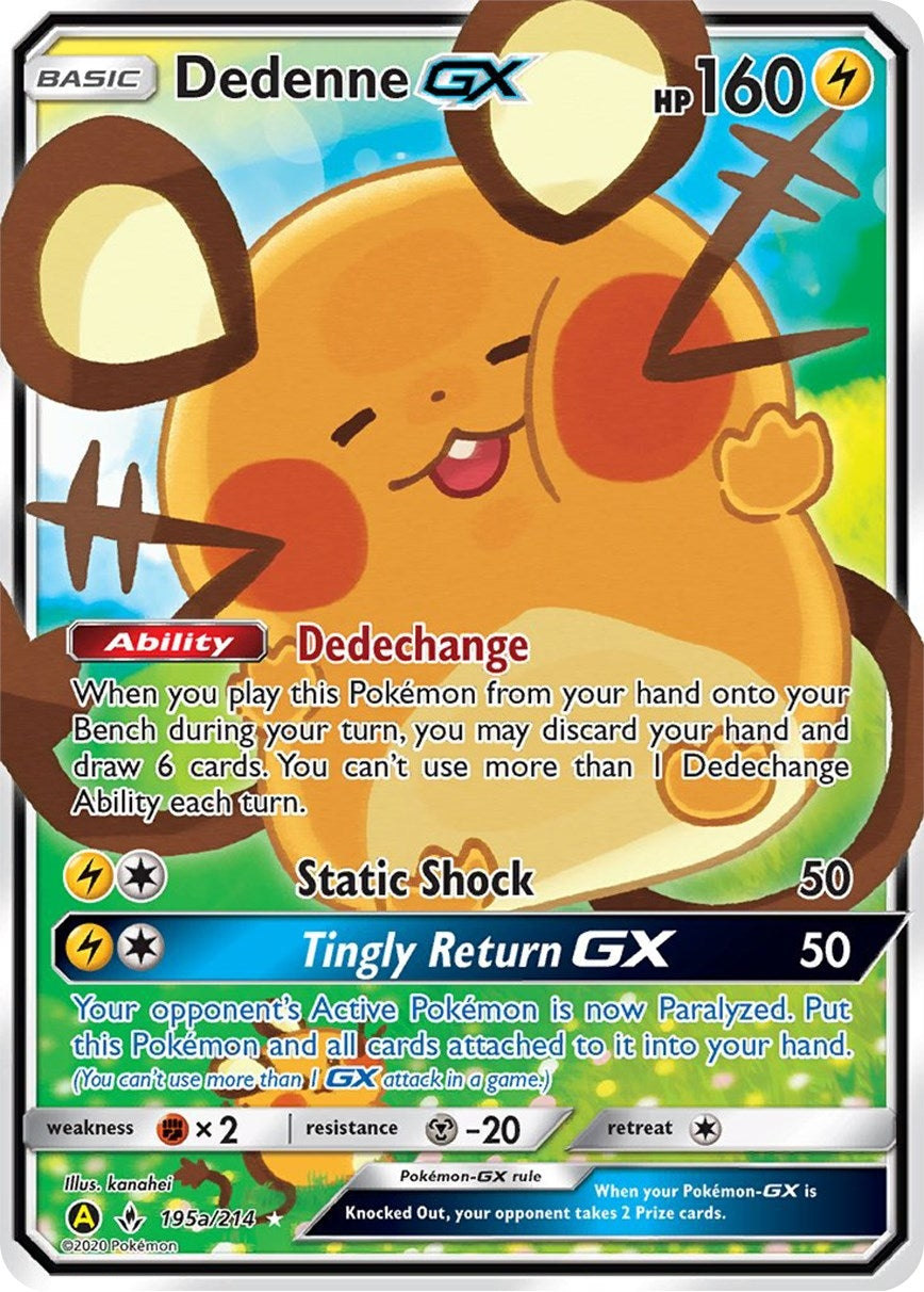 Dedenne GX - 195a/214 (195a/214) (Alternate Art Promos)