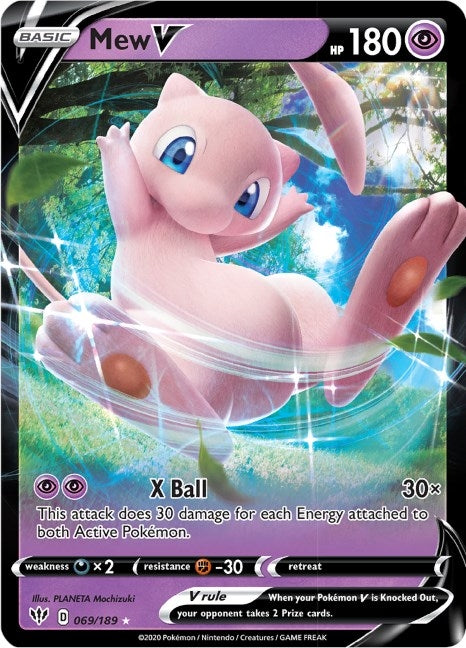 Image for Mew V (069/189) (SWSH03: Darkness Ablaze) (SWSH03) - Pokemon