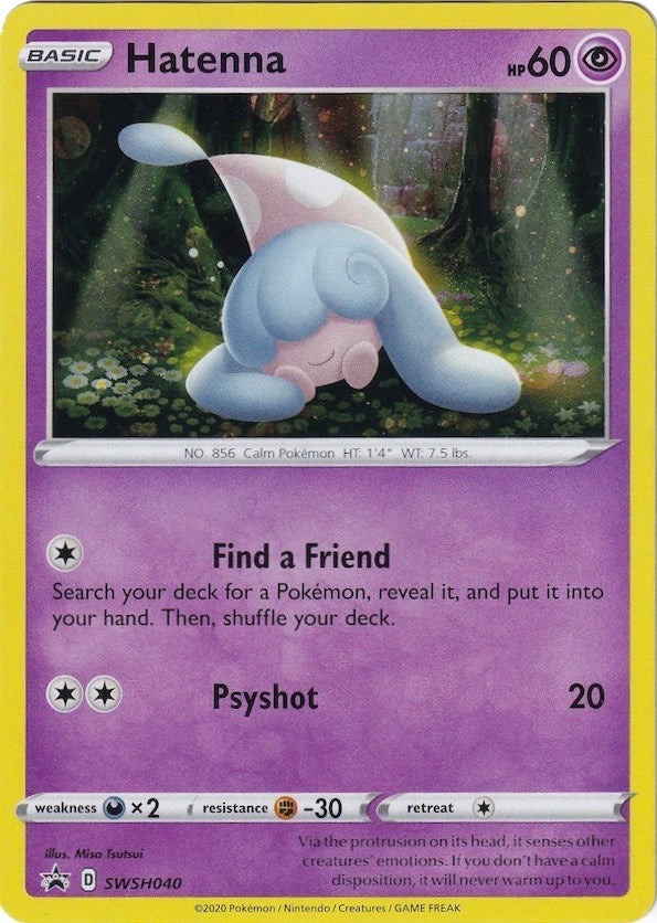 Image for Hatenna - SWSH040 (SWSH040) (SWSH: Sword & Shield Promo Cards) (SWSD) - Pokemon