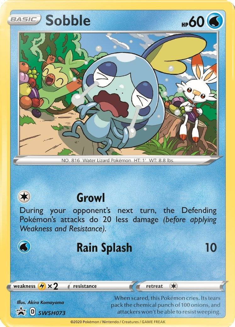 Image for Sobble - SWSH073 (SWSH073) (SWSH: Sword & Shield Promo Cards) (SWSD) - Pokemon