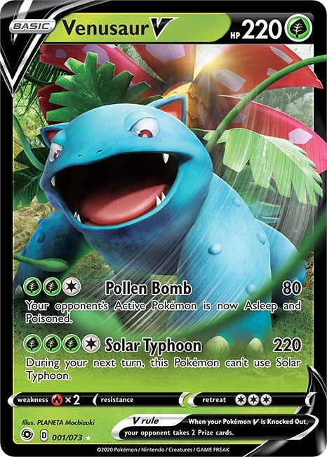 Image for Venusaur V (01/73) (Champion's Path) (CHP) - Pokemon