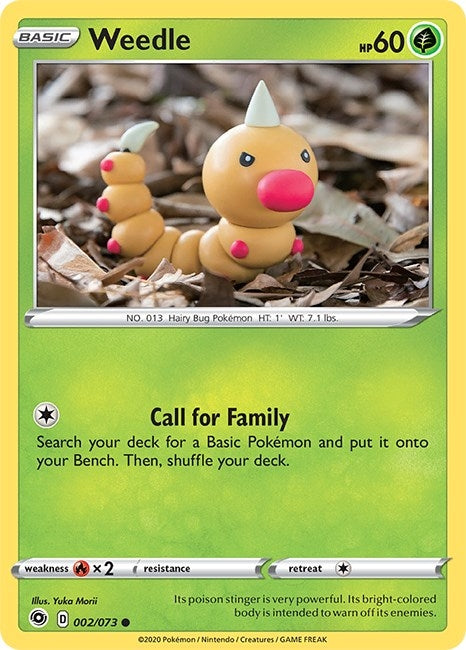 Image for Weedle (02/73) (Champion's Path) (CHP) - Pokemon