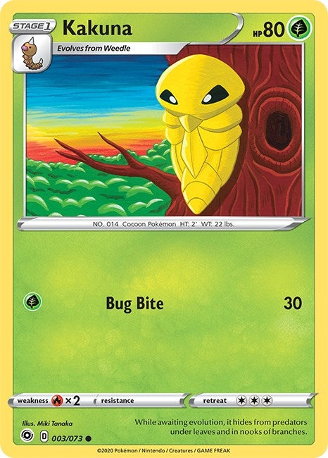 Image for Kakuna (03/73) (Champion's Path) (CHP) - Pokemon