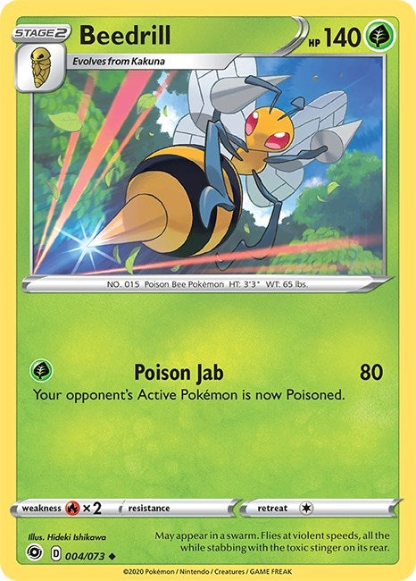 Image for Beedrill (04/73) (Champion's Path) (CHP) - Pokemon