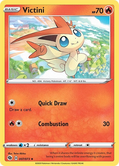 Image for Victini (07/73) (Champion's Path) (CHP) - Pokemon