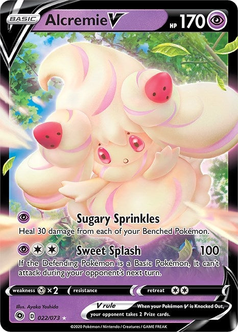Image for Alcremie V (22/73) (Champion's Path) (CHP) - Pokemon