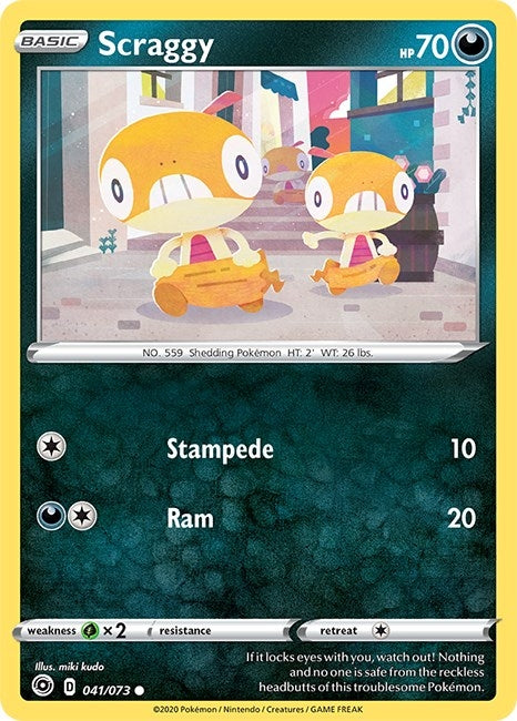 Image for Scraggy (41/73) (Champion's Path) (CHP) - Pokemon