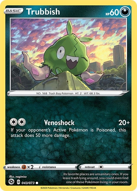 Image for Trubbish (43/73) (Champion's Path) (CHP) - Pokemon