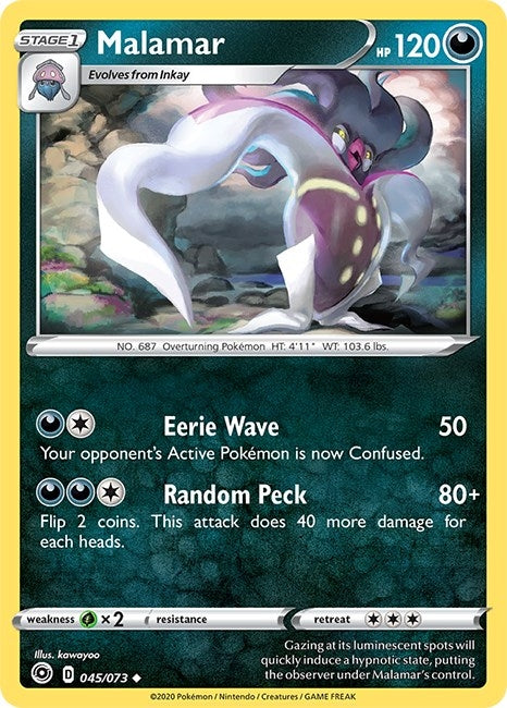 Image for Malamar (45/73) (Champion's Path) (CHP) - Pokemon