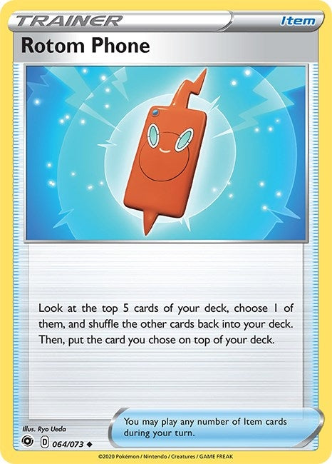 Image for Rotom Phone (64/73) (Champion's Path) (CHP) - Pokemon